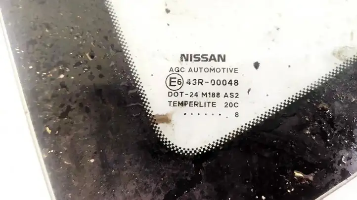 Nissan Qashqai (2006 - 2010) Заднее боковое стекло — фото 3