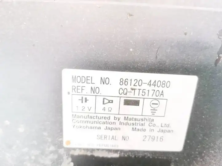Toyota Avensis Verso (2001 - 2004) 8612044080 Магнитола / мультимедийная система — фото 3