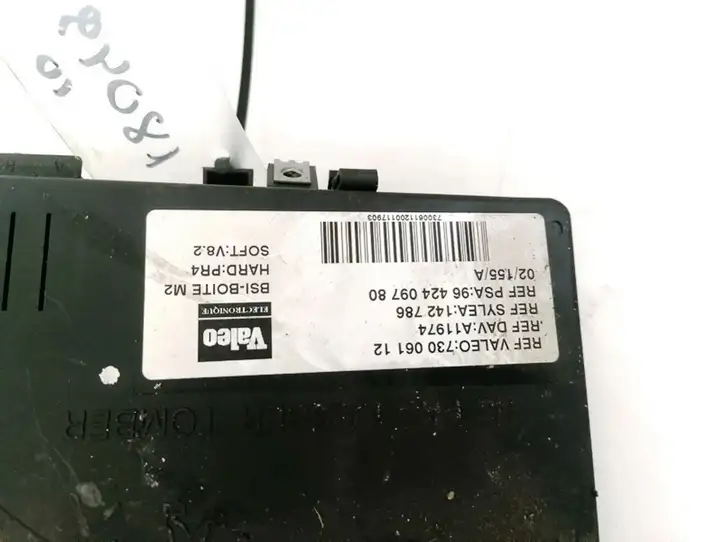 Peugeot Partner (1996 - 2002) 9642409780 Модуль комфорта — фото 3