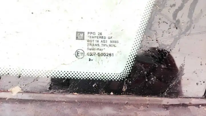Opel Meriva A (2002 - 2006) Заднее боковое стекло — фото 3