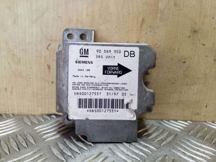 90569350DB Opel Vectra B Oro pagalvių valdymo blokas