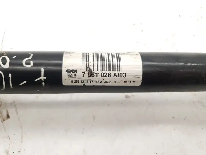 BMW 5 F10 F11 (2009 - 2016)  7581028 Задняя полуось