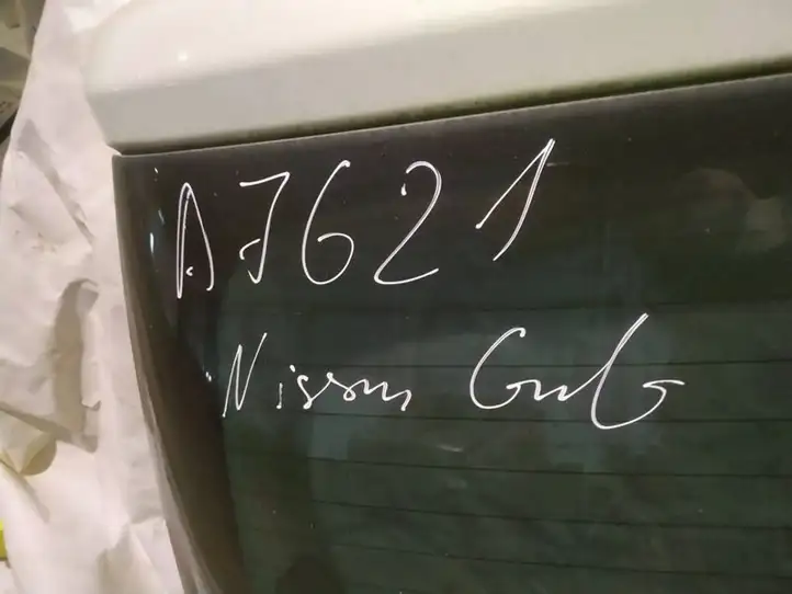 Nissan Cube Z12 (2008 - 2014) baltas Крышка багажника — фото 4