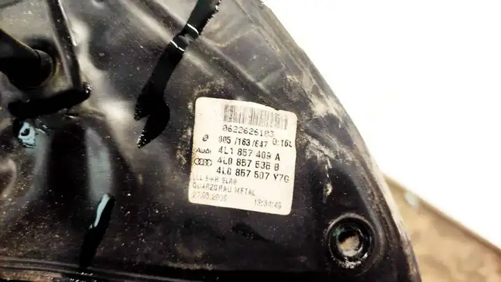 Audi Q7 4L (2005 - 2009) 4L1857409A Боковое зеркало с электроприводом — фото 4