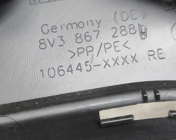 Audi A3/S3 8V (2012 - 2016) 8V3867505B Комплект потолочной обшивки — фото 7