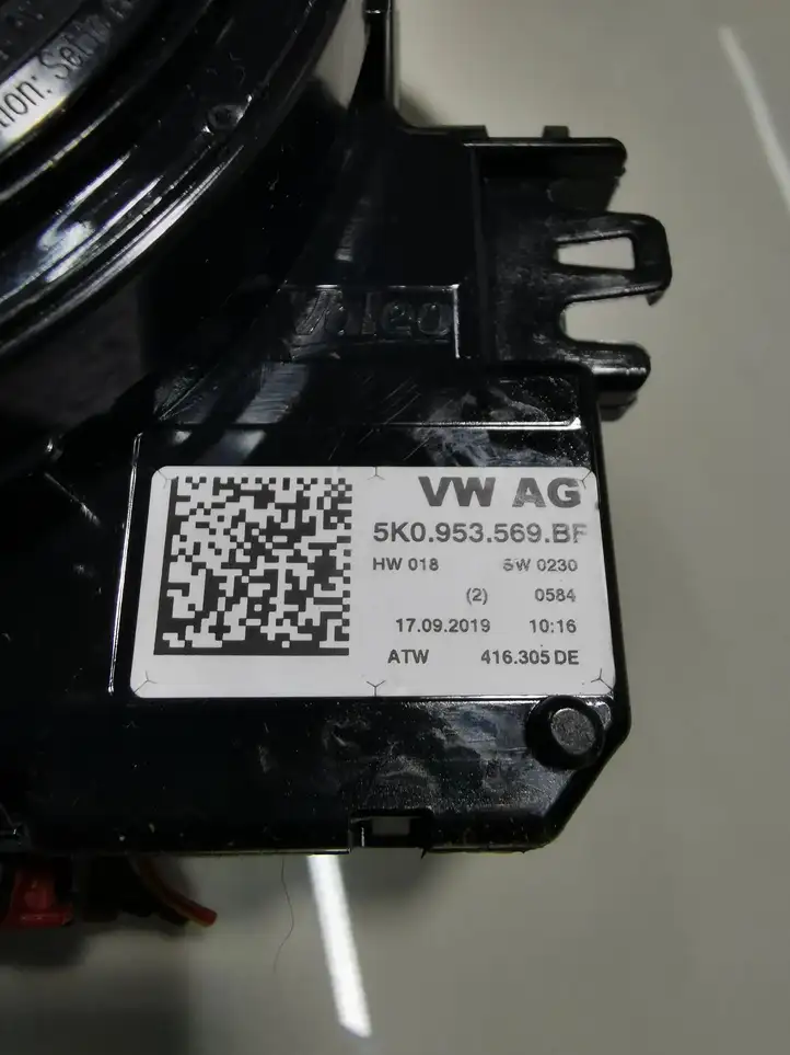 Volkswagen Caddy (2015 - 2020) 5K0953569BF Контактное кольцо SRS — фото 4