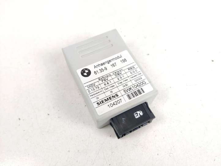 BMW 5 E60 E61 (2004 - 2010)  9167198 Блок управления крюка для прицепа