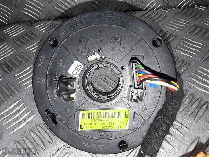 Mercedes-Benz A W169 (2004 - 2012) A1695402345 Контактное кольцо SRS — фото 4