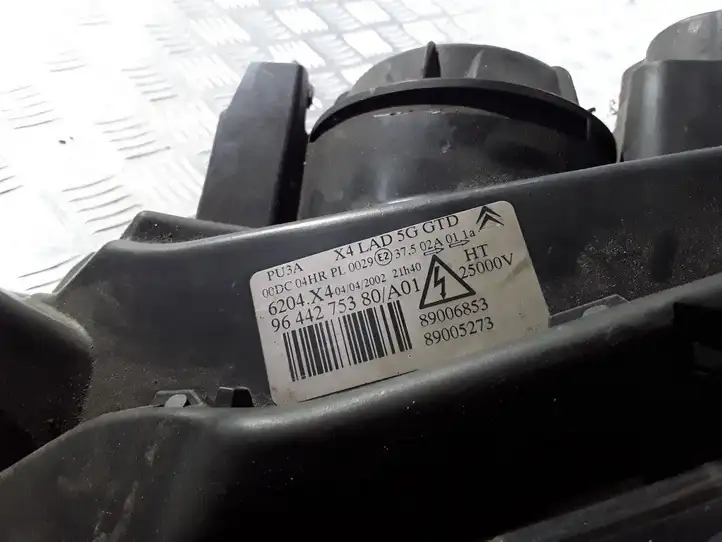 Citroen C5 (2001 - 2004) 9644275380 Передняя фара — фото 2