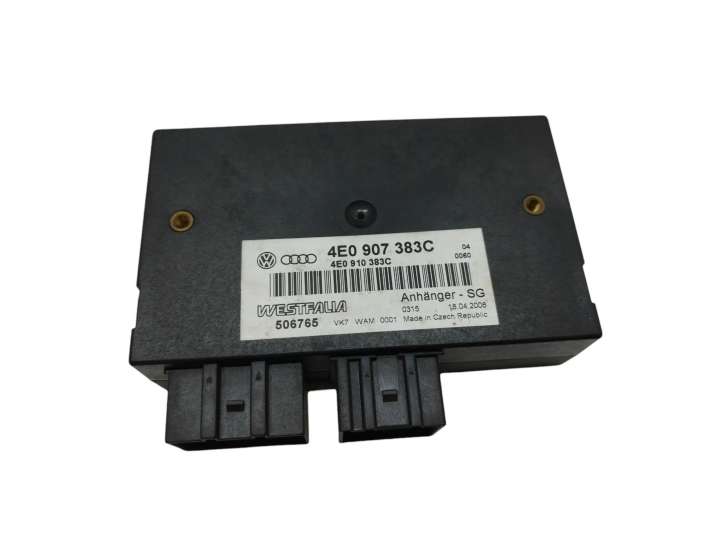 Audi Q7 (2005 - 2009)  4E0907383C Блок управления крюка для прицепа