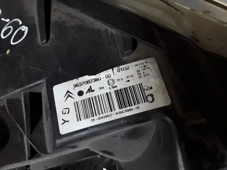 Citroen Xsara (1997 - 2006) 9637082380 Передняя фара — фото 3
