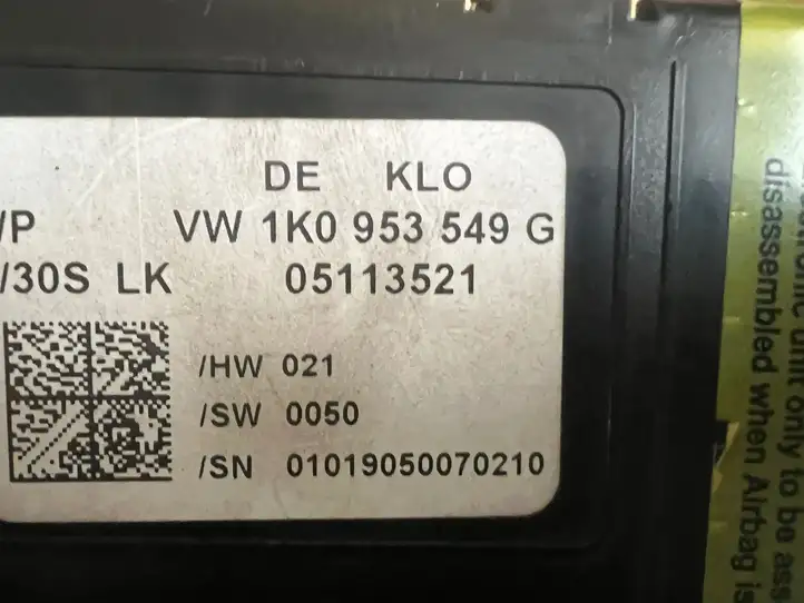 Seat Altea (2004 - 2009) 1K0953549G Датчик угла поворота руля — фото 3