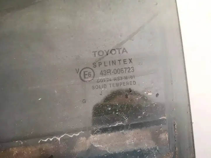 Toyota Avensis T250 (2006 - 2009) Стекло задней двери — фото 3
