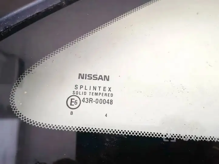 Nissan Primera (2001 - 2008) Заднее боковое стекло — фото 2