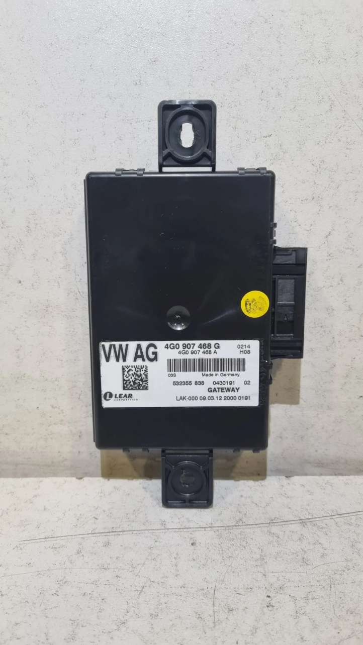 4G0907468G Audi A6 C7 Gateway valdymo modulis