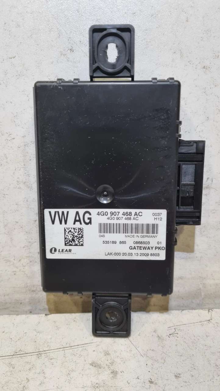 4G0907468AC Audi A6 S6 C7 4G Gateway valdymo modulis