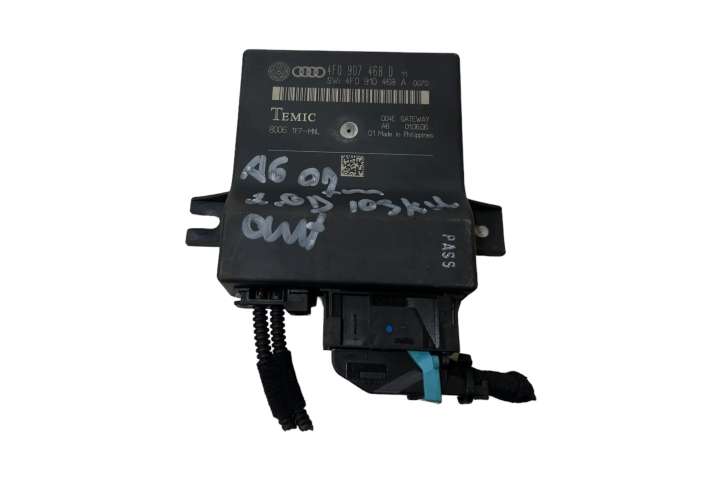 4F0907468D Audi A6 S6 C6 4F Gateway valdymo modulis