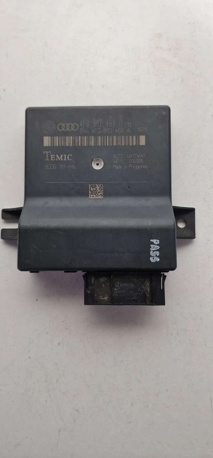 4F0907468D Audi A6 S6 C5 4B Gateway valdymo modulis