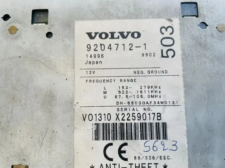 Volvo V70 (2000 - 2004) 9204712 Магнитола / мультимедийная система — фото 4