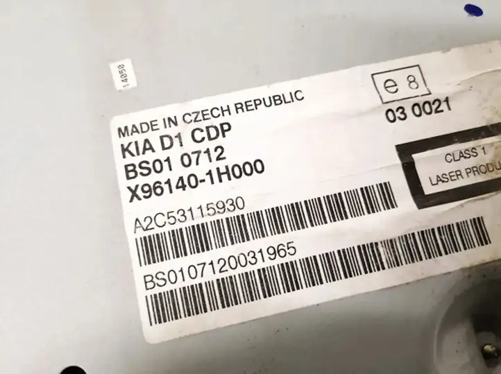 Kia Ceed (2006 - 2010) x961401h000 Магнитола / мультимедийная система — фото 2