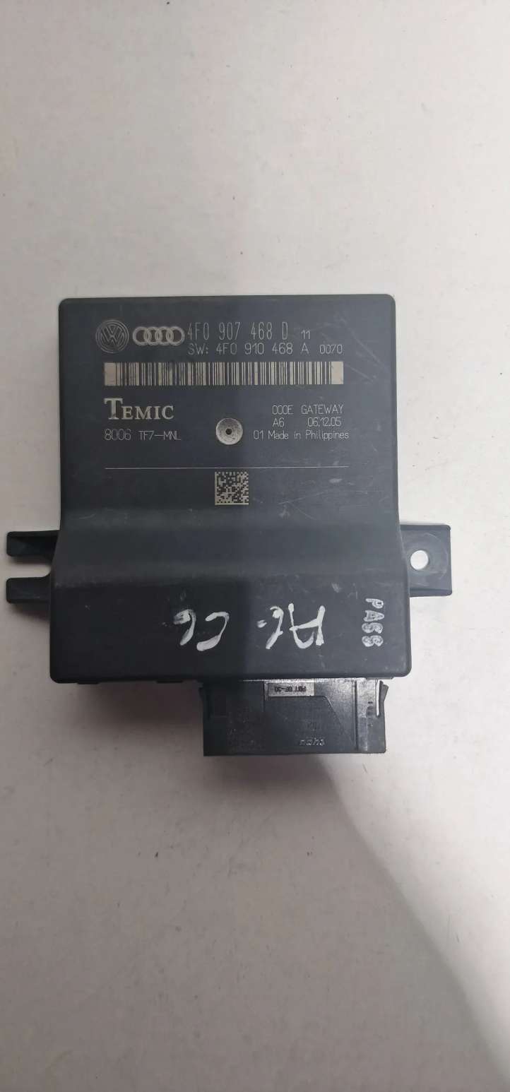 4F0907468D Audi A6 S6 C6 4F Gateway valdymo modulis