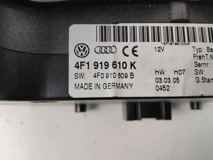 Audi A6 S6 C6 4F (2004 - 2008) 4F1919610K Контроллер мультимедийной системы — фото 4