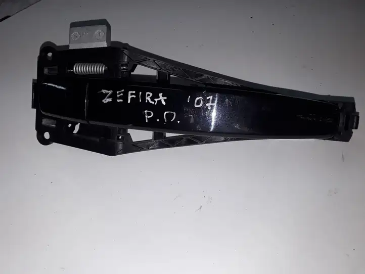 Opel Zafira B (2006 - 2008) 24463524 Наружная ручка двери — фото 1