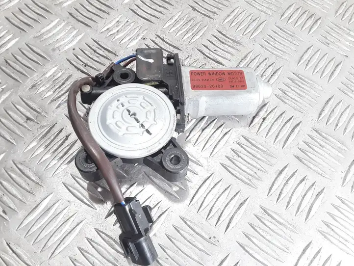 Hyundai Santa Fe (2000 - 2005) 9882026100 Мотор стеклоподъемника передний — фото 2