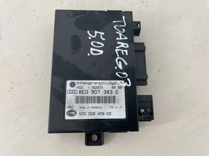 Volkswagen Touareg I (2002 - 2010)  8E0907383C Блок управления крюка для прицепа