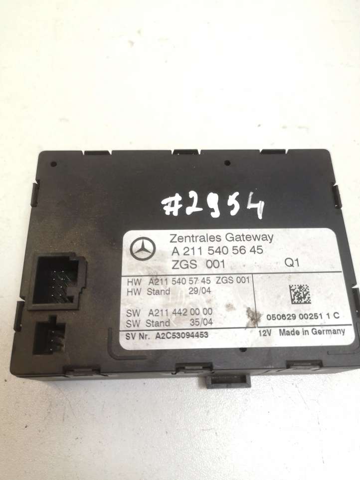 A2115405645 Mercedes-Benz E W211 Gateway valdymo modulis