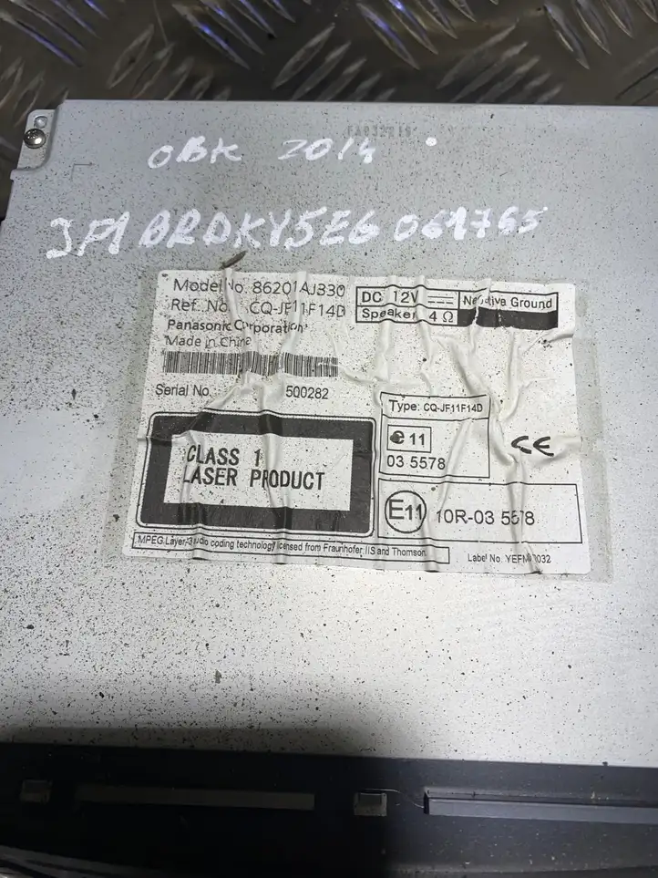Subaru Outback (2009 - 2014) 86201AJ330 Магнитола / мультимедийная система — фото 3