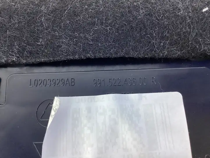 Porsche 911 991 (2011 - 2019) 99152243600 Заглушка ISOFIX — фото 3