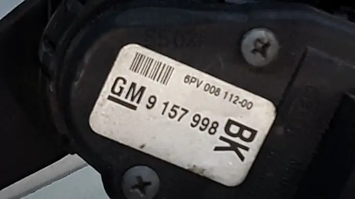 Opel Astra G (1998 - 2004) 9157998BK Педаль акселератора — фото 2