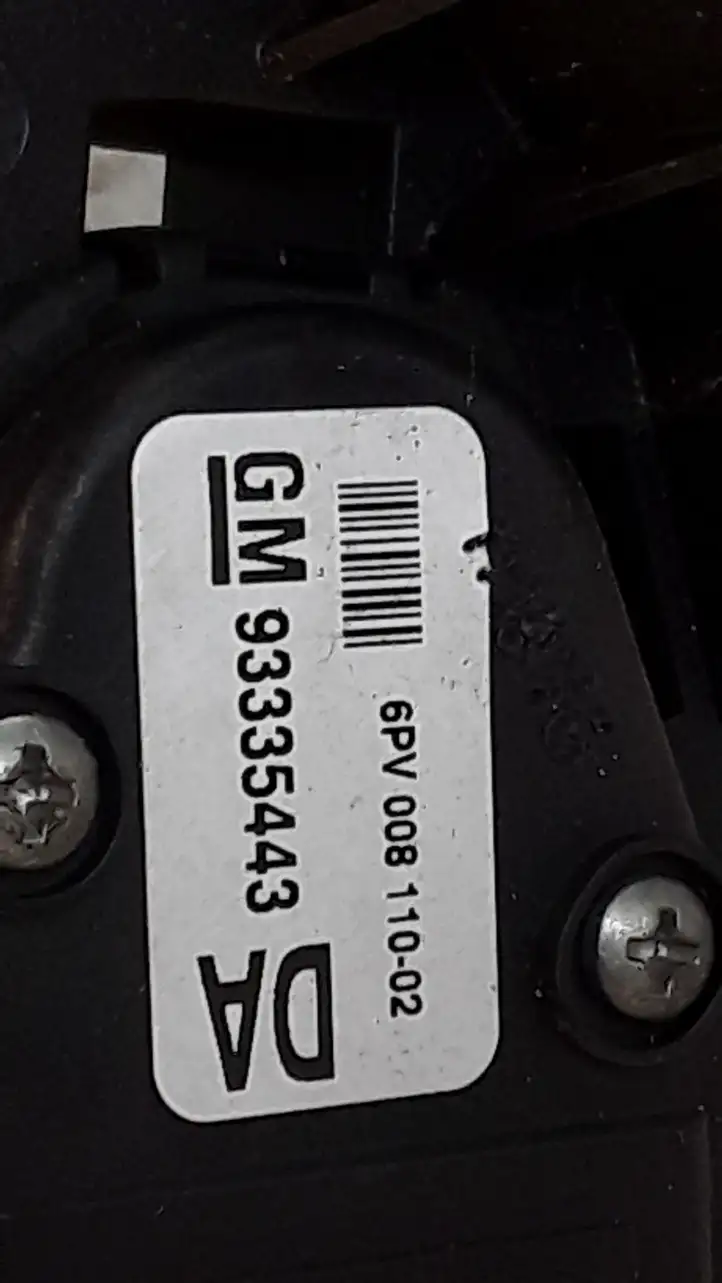 Opel Meriva A (2006 - 2010) 93335443DA Педаль акселератора — фото 3