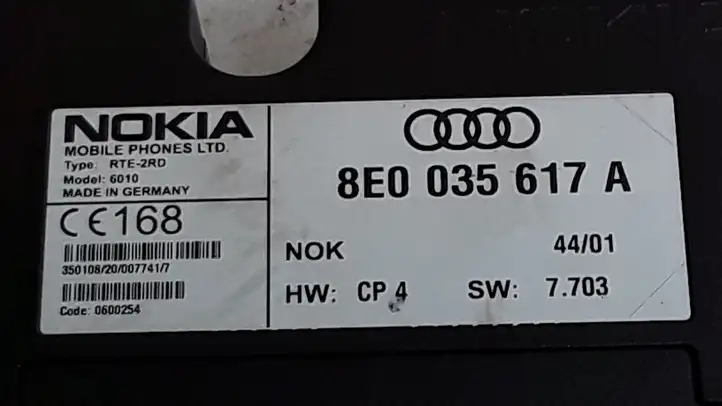 Audi A4 S4 B6 8E 8H (2000 - 2006) 8E0035617A Блок GSM — фото 2