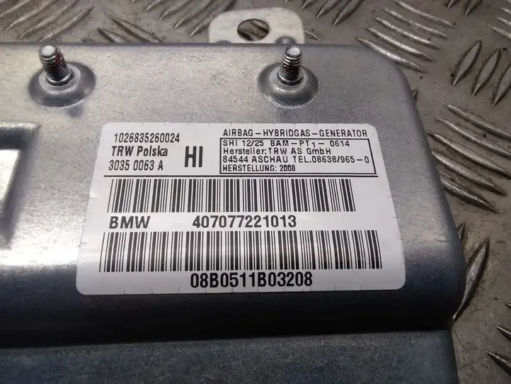 BMW 7 E65 E66 (2001 - 2008) 407077221013 Подушка безопасности задней двери — фото 3