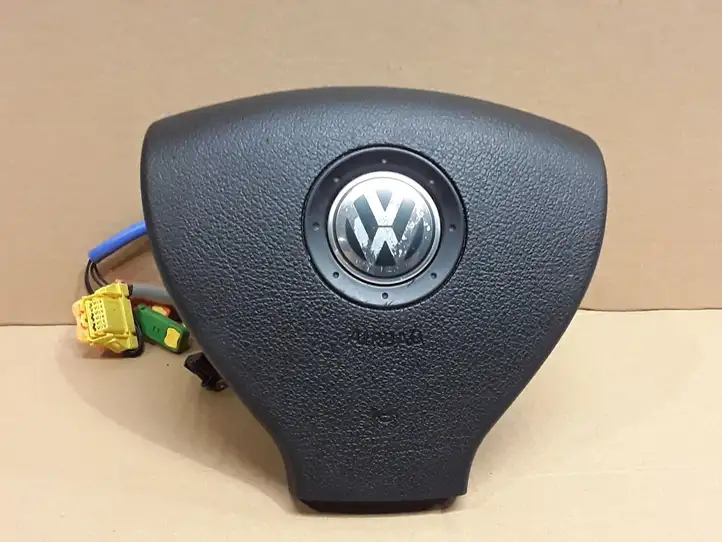 Volkswagen Golf Plus (2004 - 2008) 3C0880201AE Подушка безопасности руля — фото 1