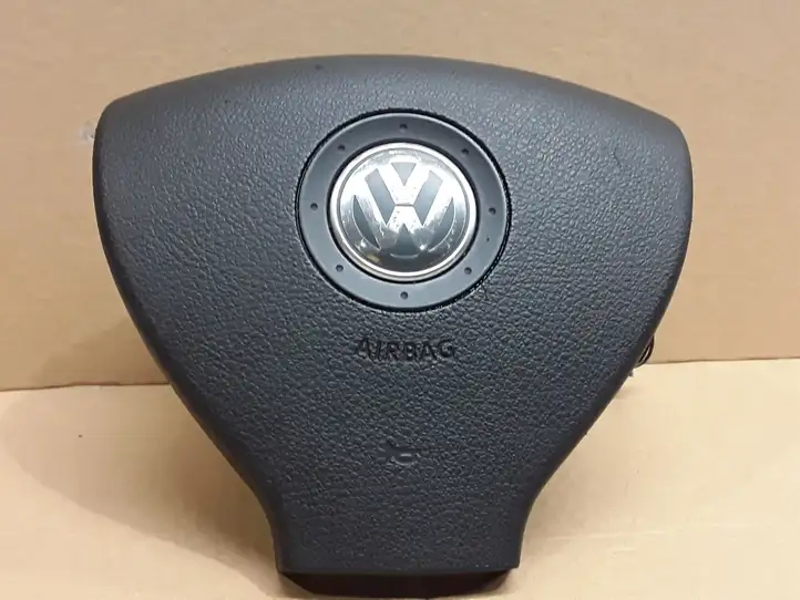 Volkswagen Golf Plus (2004 - 2008) 1K0880201P Крышка airbag рулевого колеса — фото 3