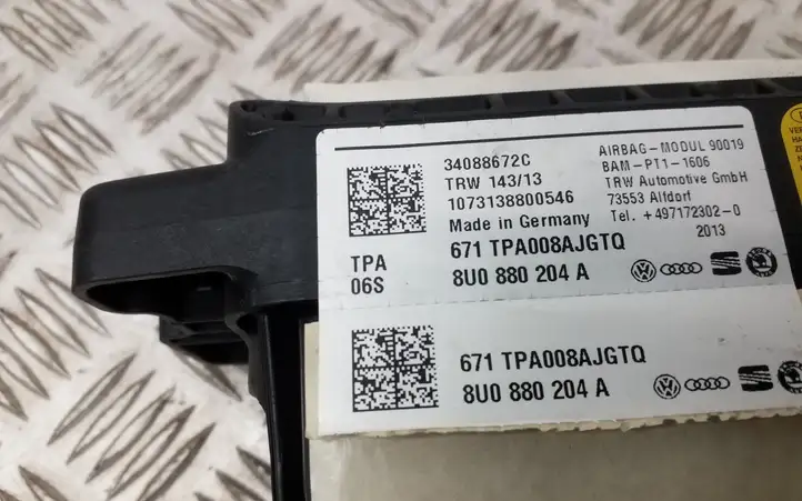 Audi Q3 8U (2011 - 2014) 8U0880204A Подушка безопасности пассажира — фото 3