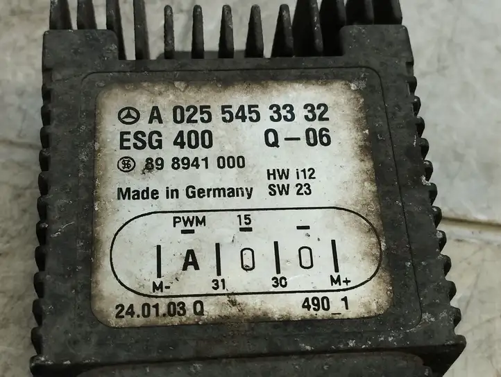 Mercedes-Benz Vaneo W414 (2001 - 2005) A0255453332 Реле вентилятора охлаждения — фото 2