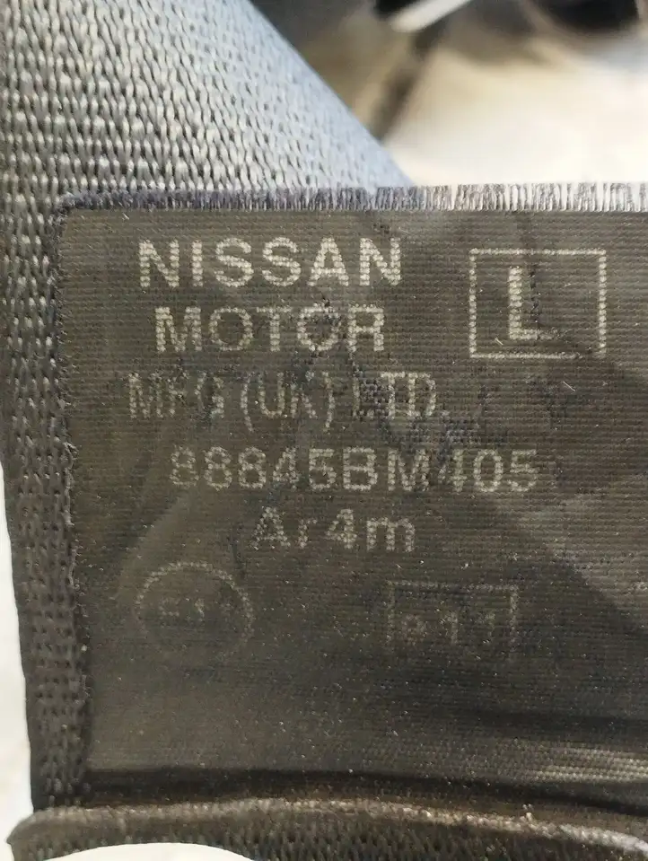 Nissan Almera N16 (2000 - 2010) 88845BM405 Задний ремень безопасности — фото 5