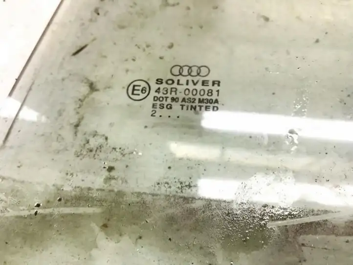 Audi A4 S4 B6 8E 8H (2000 - 2006) Стекло задней двери — фото 2