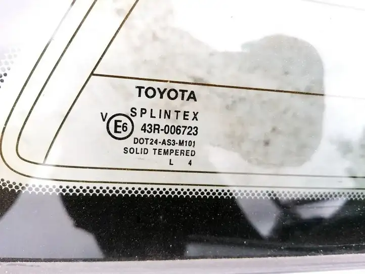 Toyota Avensis T250 (2003 - 2006) Заднее боковое стекло — фото 2