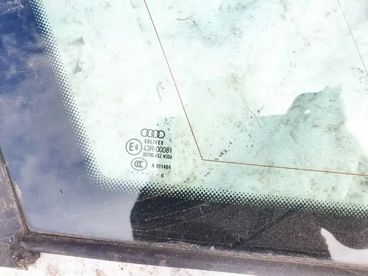 Audi A6 S6 C6 4F (2004 - 2008) Заднее боковое стекло — фото 2