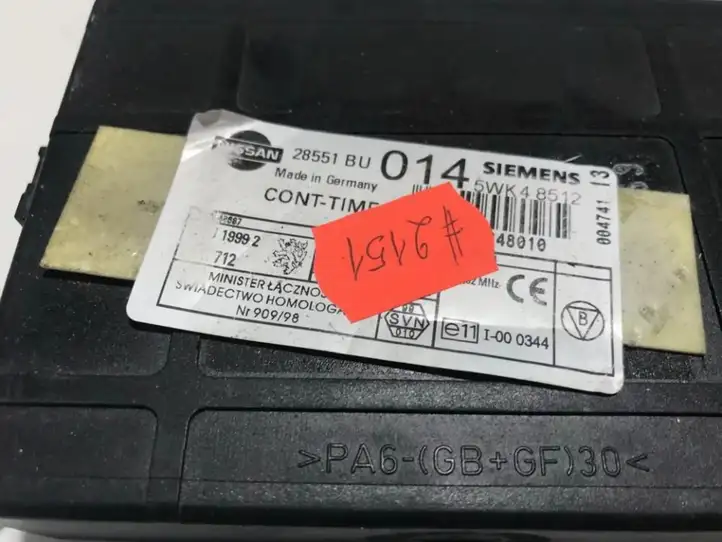 Nissan Almera (2000 - 2006) 28551bu014 Модуль комфорта — фото 2