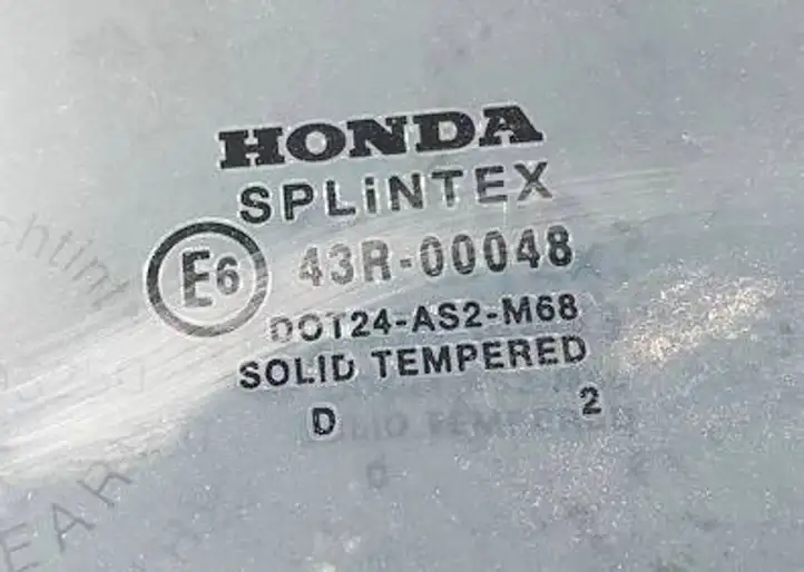Honda Civic (2001 - 2005) 43r00048 Заднее боковое стекло — фото 3