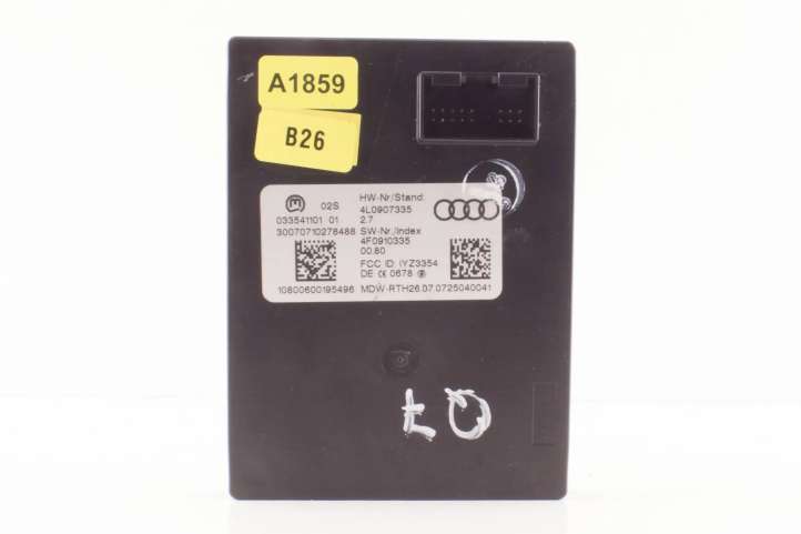 4L0907335 Audi Q7 4L Beraktės sistemos KESSY (keyless) valdymo blokas/ modulis