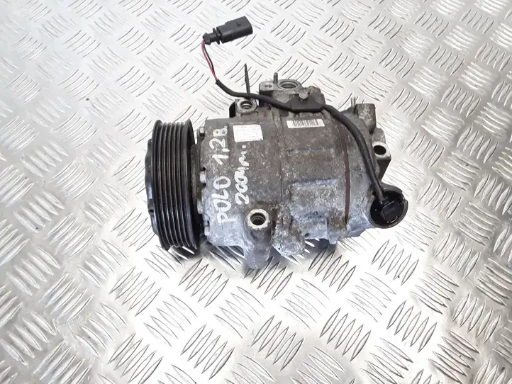 Volkswagen Polo (2005 - 2009) 6Q0820803G Компрессор (насос) кондиционера воздуха — фото 3