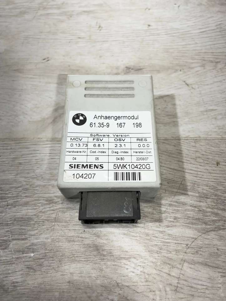 BMW 5 E60 E61 (2004 - 2010)  9167198 Блок управления крюка для прицепа