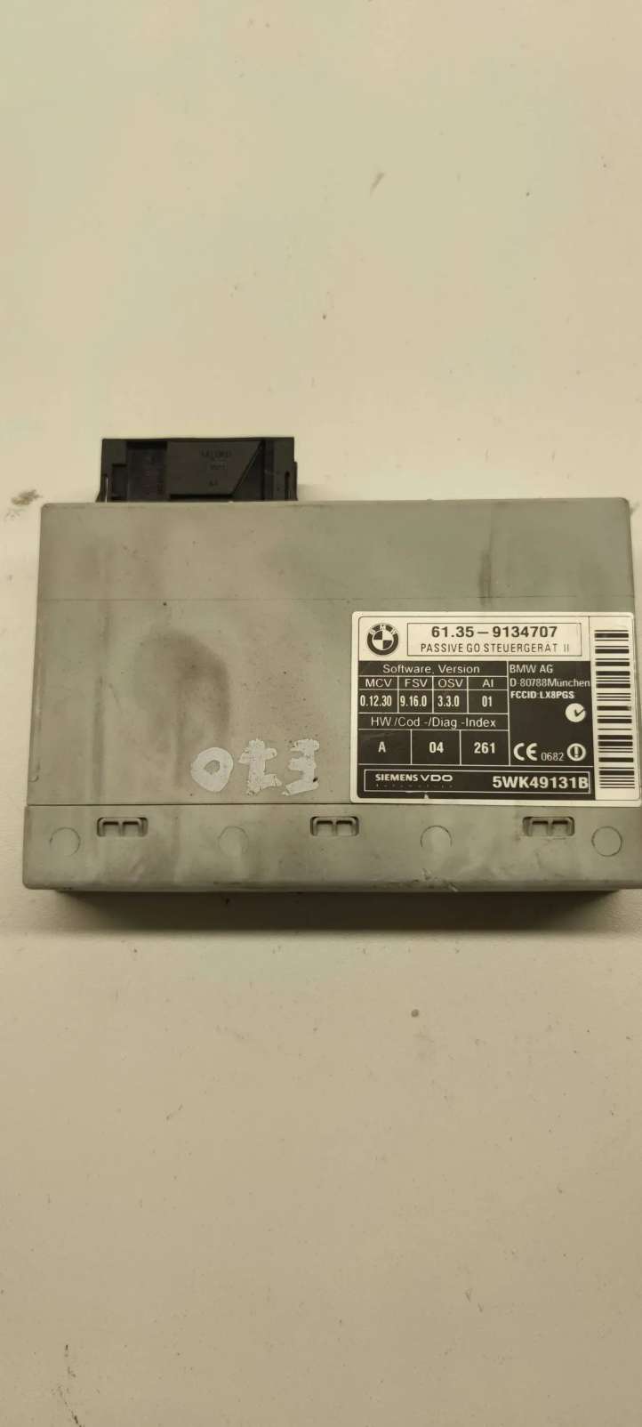 9134707 BMW X5 E70 Beraktės sistemos KESSY (keyless) valdymo blokas/ modulis